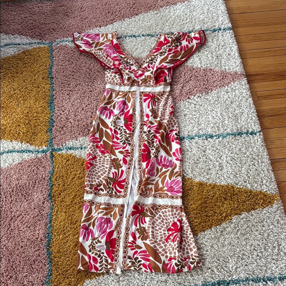 Floral V-Neck Dress